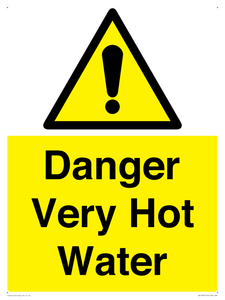 Danger Very Hot Water 